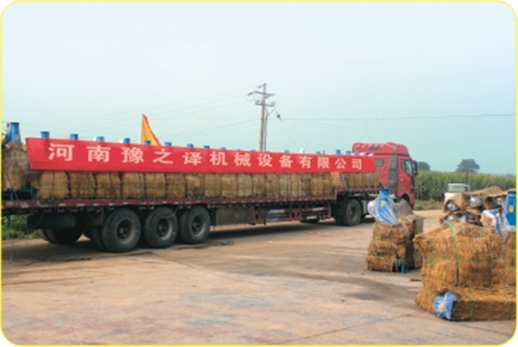 宁夏大型30吨铡草机+分料机组合